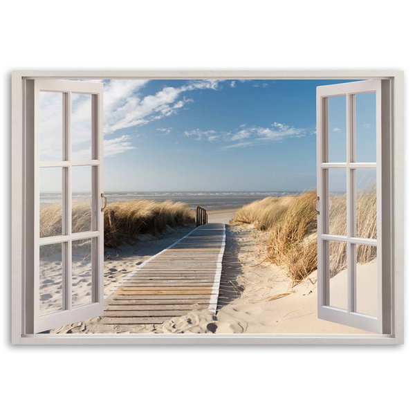 Kunstdruck auf Leinwand 'Dune View'