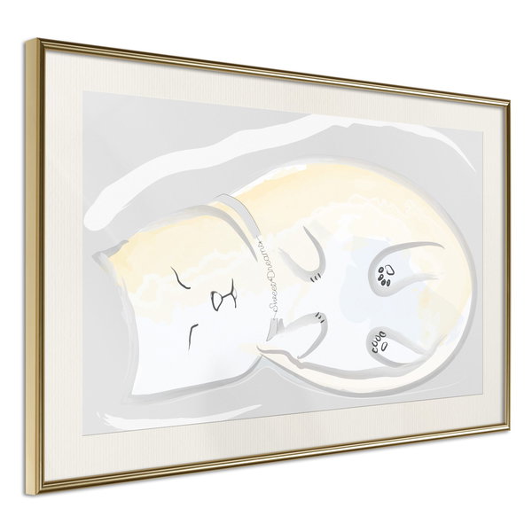 Poster 'Sleepy Kitty'