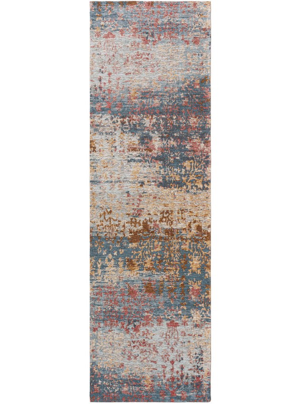 Design Läufer Frencie Blau