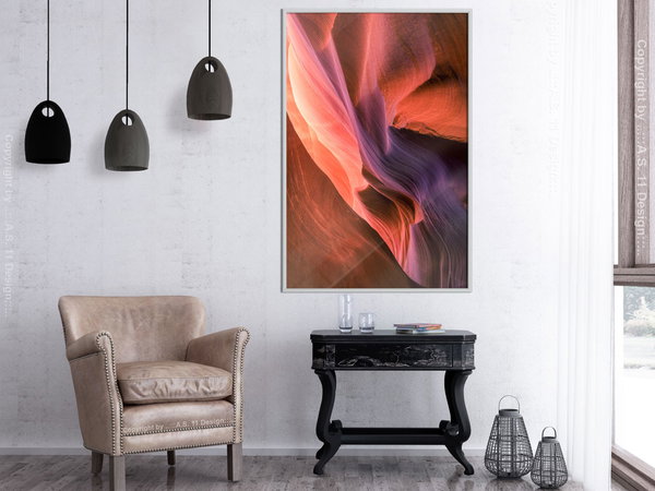 Poster 'Shades of Purple II'