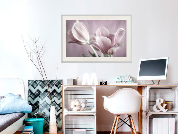 Poster 'Pastel Tulips I'