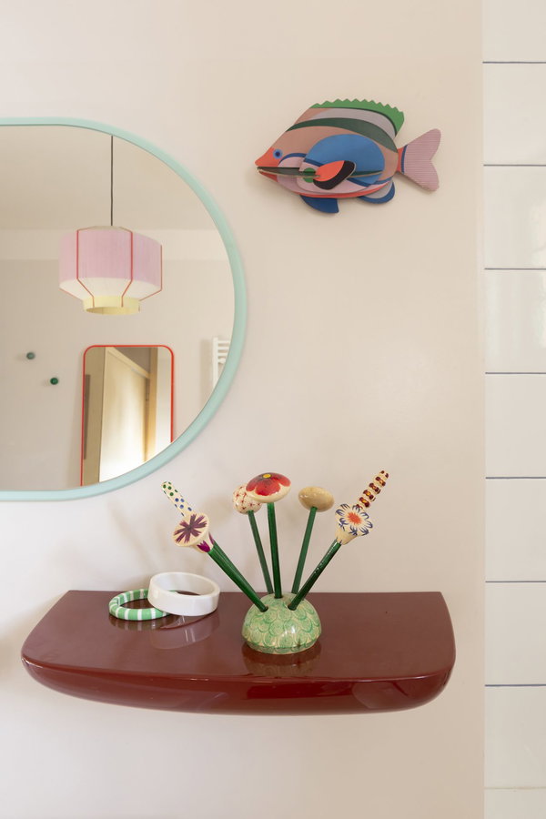 Wanddeko Papier 'Tropenfisch'