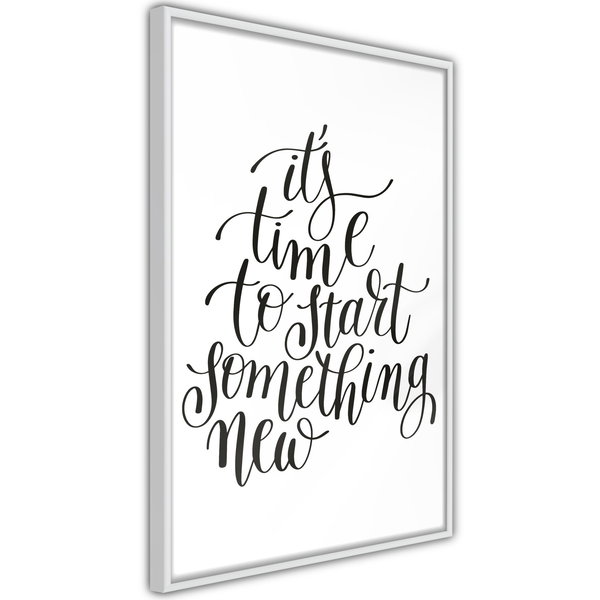 Poster 'It's Time to Start Something New'
