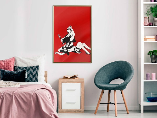 Poster 'Banksy: Queen Victoria'