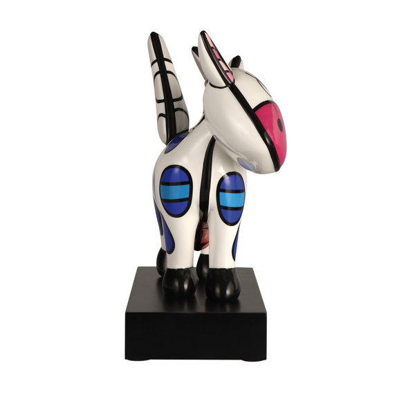 Figurine porcelaine 'Flying Cow' de Romero Britto 15,5x31x37,2cm