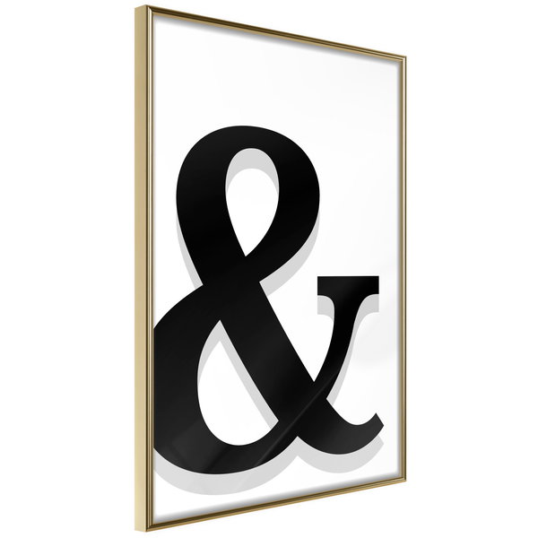 Poster 'Decorative Letter'