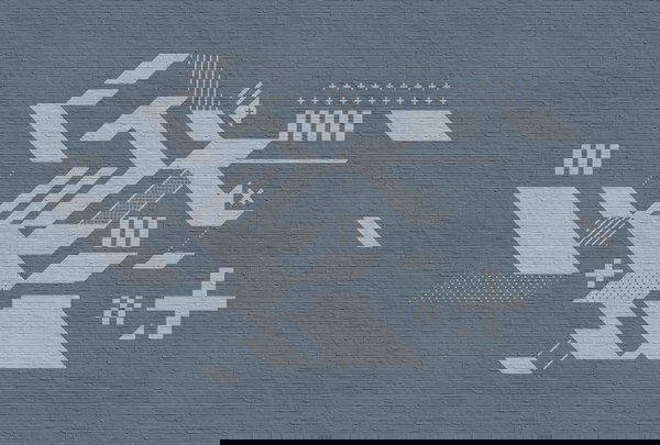 Behang 'Brick by Brick 2' 400x270cm