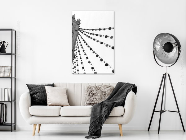 Kunstdruck auf Leinwand 'Joyful Festival Vertical'