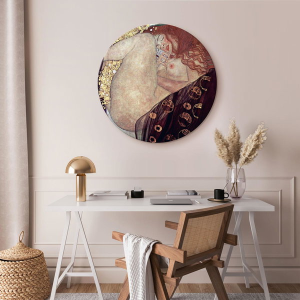 Rundes Bild 'Klimt's Danae'