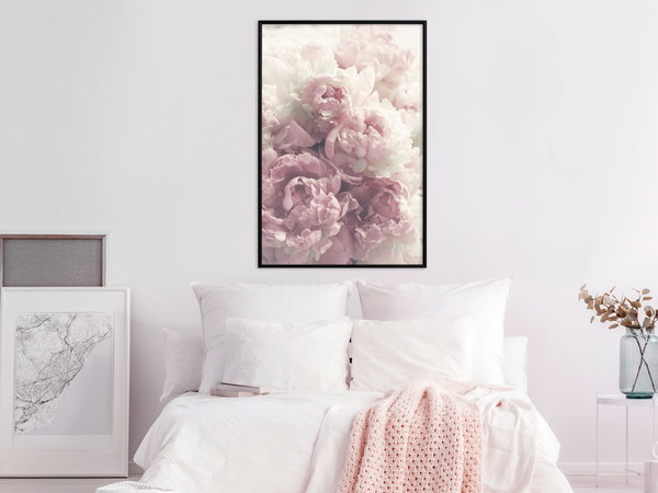 Poster 'Delicate Peonies'