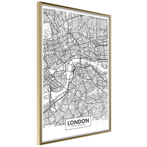 Poster 'City Map: London'
