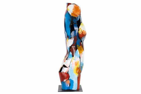 Metall Skulptur 'Unter der Haut' 75x43x20cm