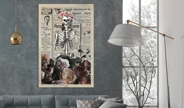 Impression sur toile 'Death and Wine Vertical'