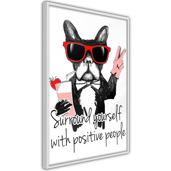 Poster 'Surround Yourself With Positive People'