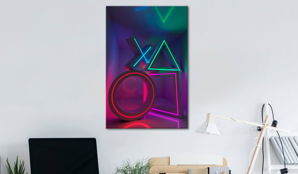 Kunstdruck auf Leinwand 'Win Zone Vertical'