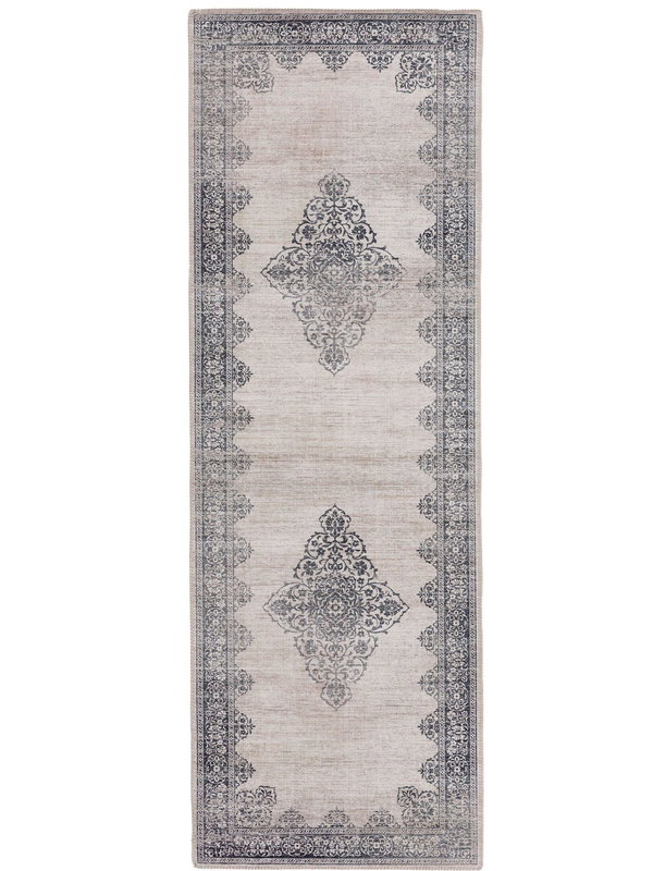 Design Läufer Laury Grau