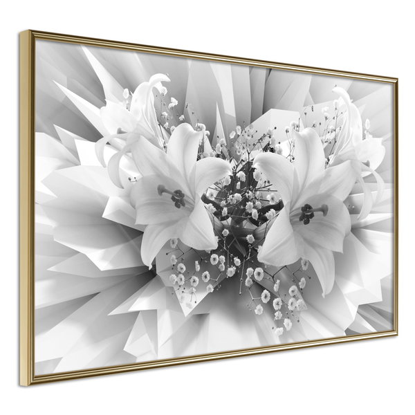 Poster 'Crystal Lillies'