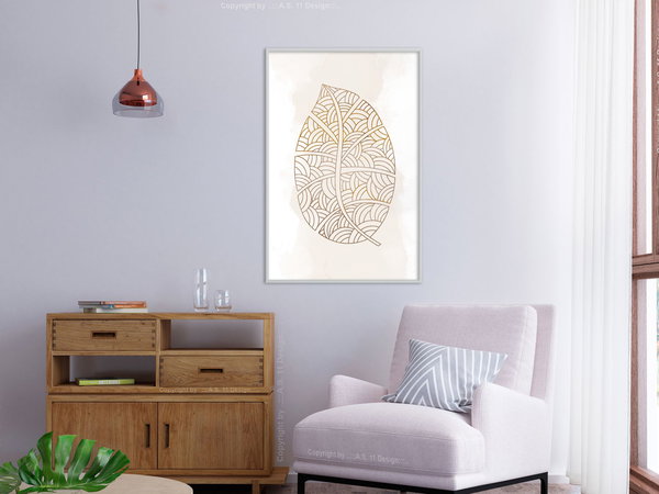 Poster 'Leaf Veins'