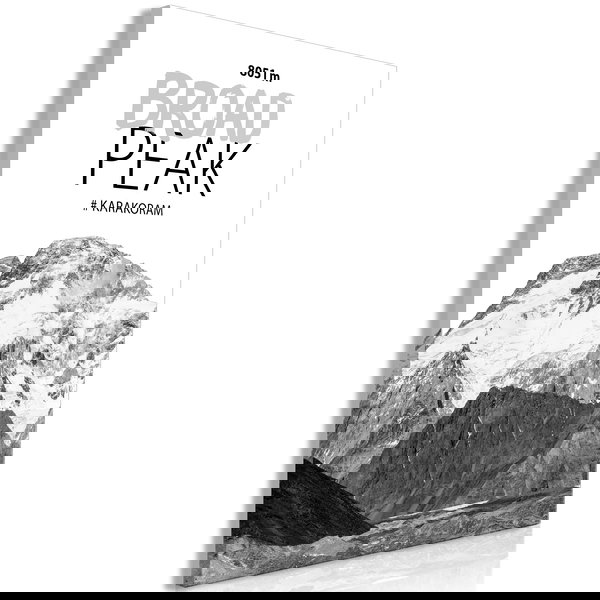 Impression sur toile 'Broad Peak Vertical'