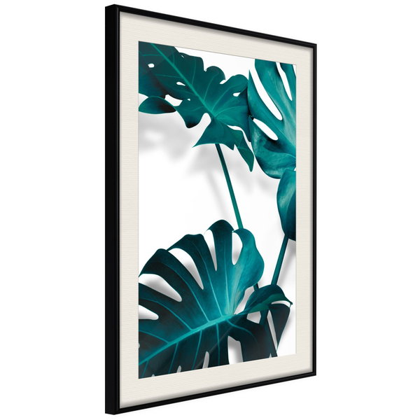 Poster 'Turquoise Monstera II'
