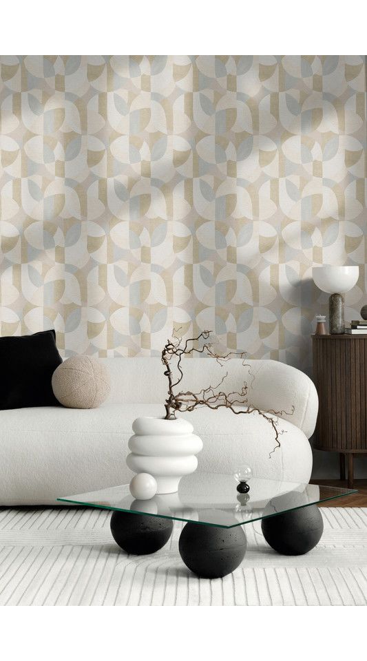 Tapete 'Geometric Flow' 53x1005cm