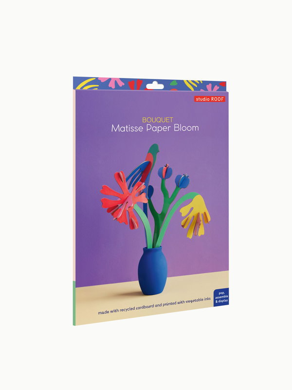 Papierskulptur 'Matisse Paper Bloom I'