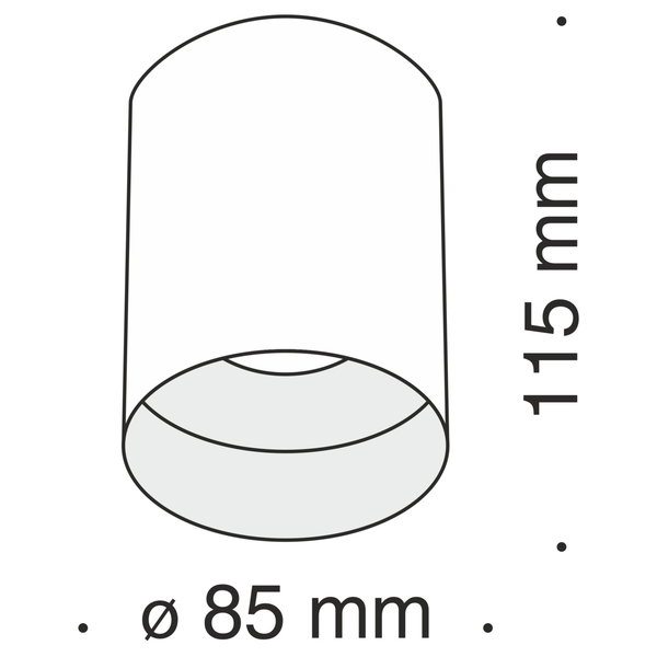 Deckenleuchte 'Slim 13'