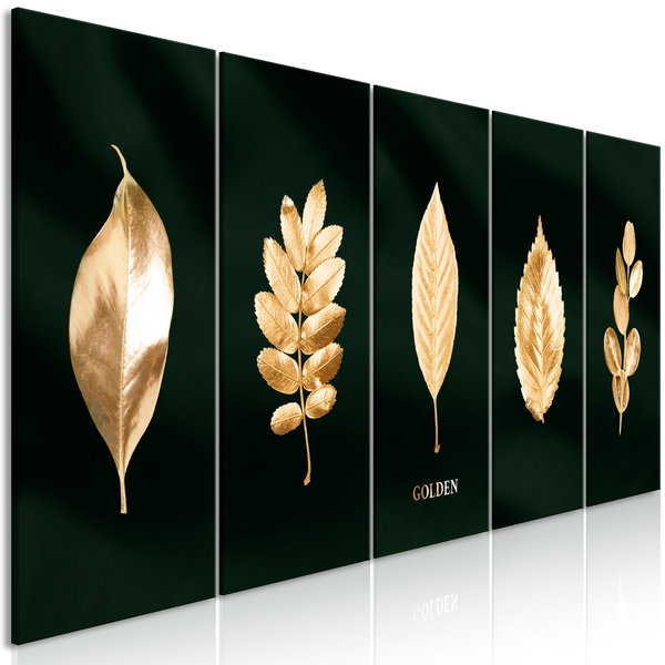 Kunstdruk op canvas 'Noble Collection (5 Parts) Narrow'