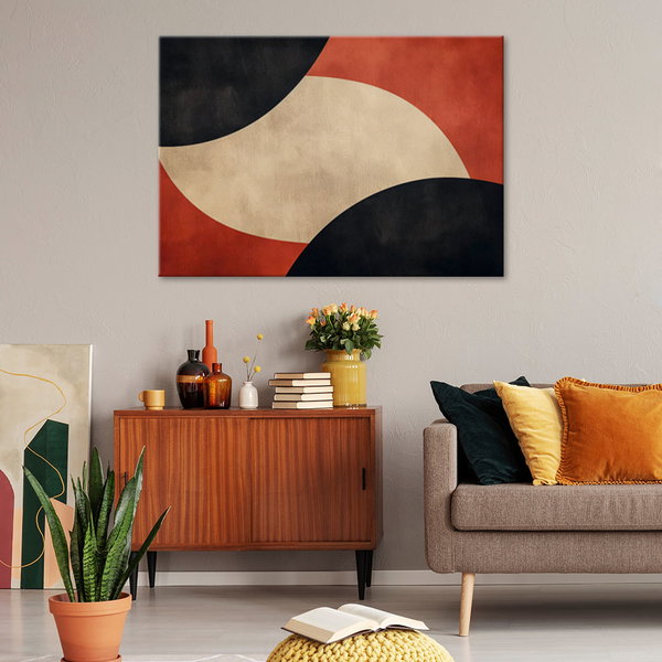 Kunstdruck auf Leinwand 'Retro Harmony'