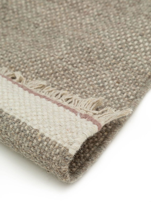 Design Wollteppich Karla Grau