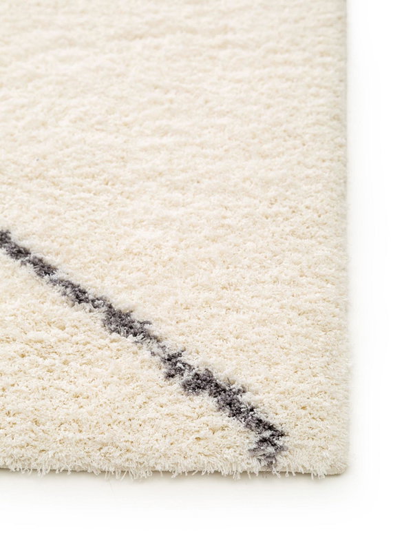 Design Hochflorteppich Benno Beige