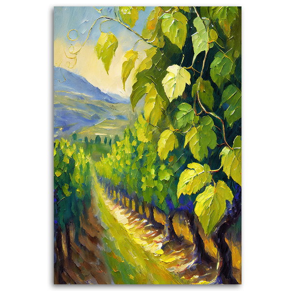 Εκτύπωση σε καμβά 'Vineyard Dreams 1'