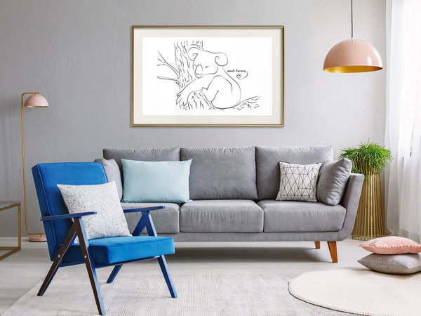 Poster 'Sleepy Koala'