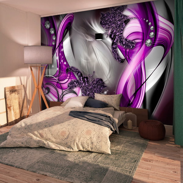 Selbstklebende Tapete 'Purple Splendour'