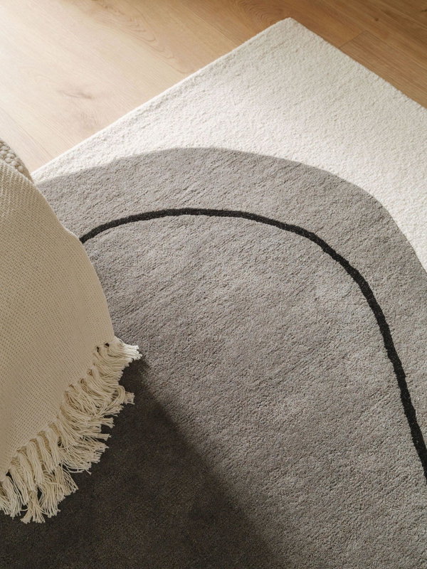 Design Wollteppich Kyoto Bunt