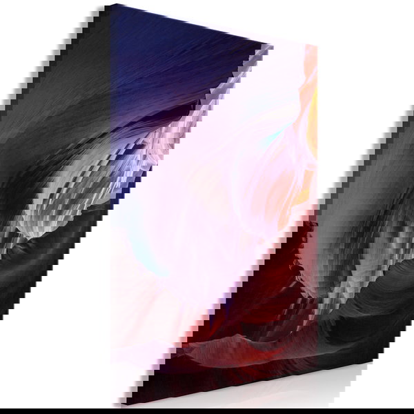 Imprimare de artă pe pânză 'Colourful Sandstone Vertical'