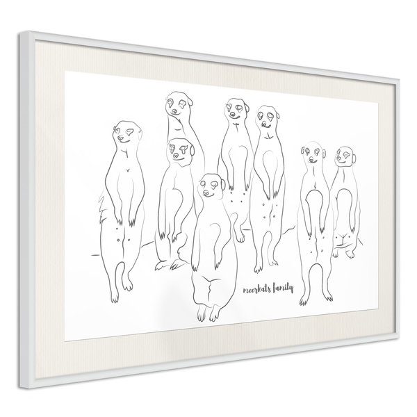 Poster 'Meerkats Family'