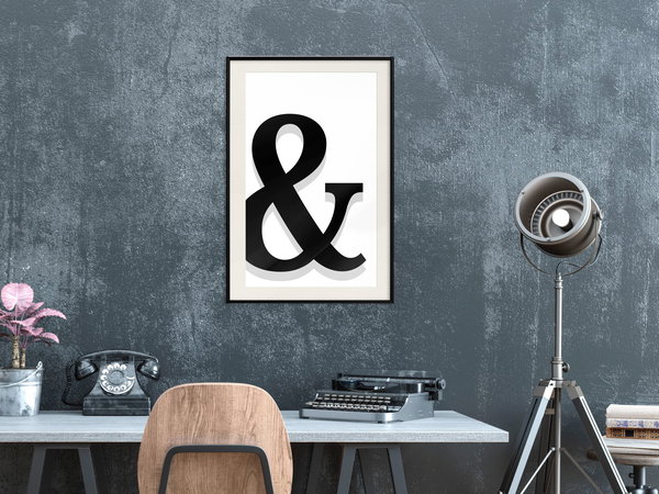 Poster 'Decorative Letter'