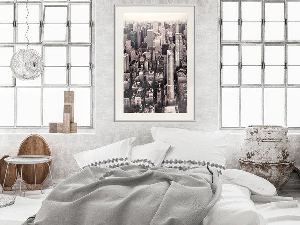 Poster 'New York from a Bird's Eye View'