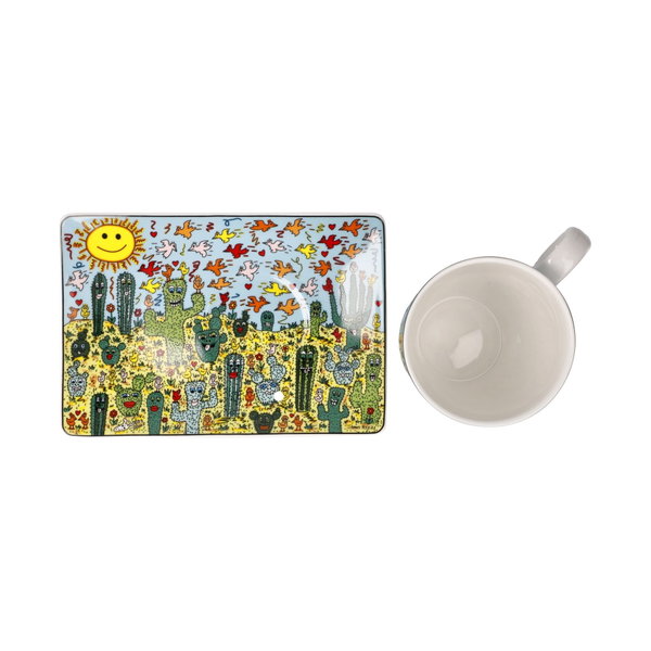 Goebel Becher mit Untertasse 'Desert Life'