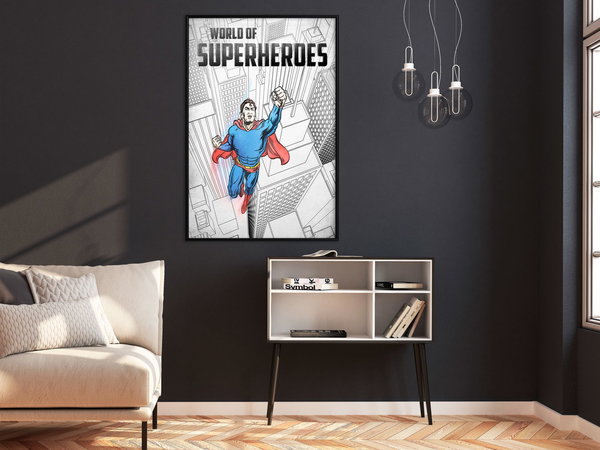 Poster 'World of Superheroes'