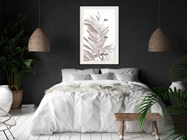Poster 'Beige Palm'
