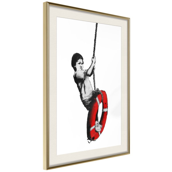 Poster 'Banksy: Boy on Rope'