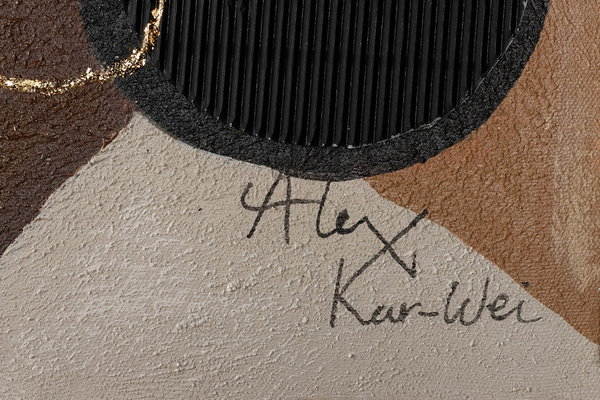 Vom Künstler signiert