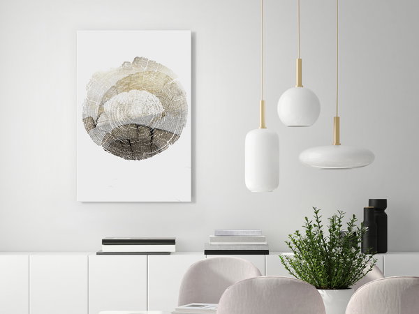 Kunstdruck auf Leinwand 'Trace Vertical'