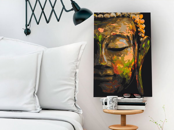 Malen nach Zahlen für Erwachsene 'Buddha in the Shade'