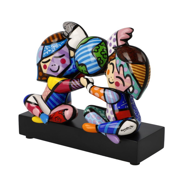 Porzellan Figur 'Children of the World' von Romero Britto 8x14x15cm