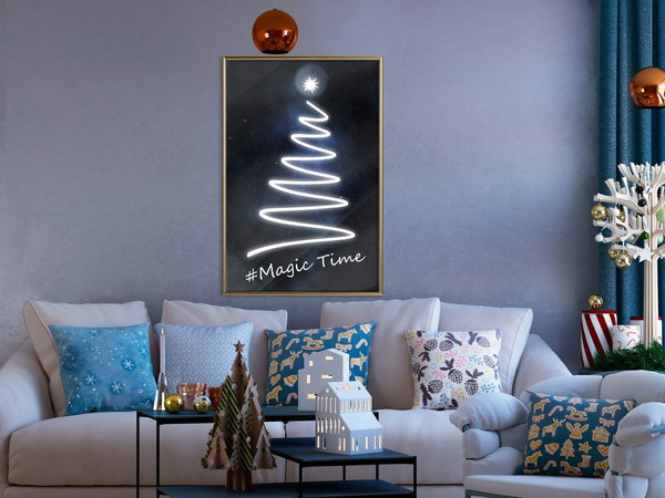Poster 'Bright Christmas Tree'