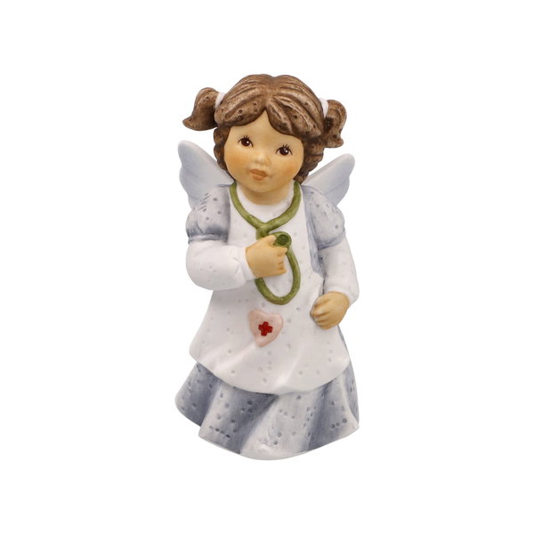 Porzellan Figur 'Beste Gesundheit' von Julia E. Limpke 4x8,5x4,5cm