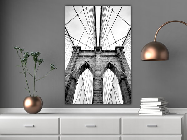 Kunstdruck auf Leinwand 'Architectural Details Vertical'